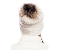 Kepurė Cap-AT-CZ-171701.37-šviesiai smėlio spalvos