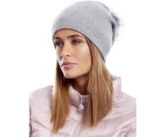 Kepurė Cap-AT-CZ-17285.40-šviesiai pilka