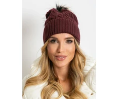 Kepurė Cap-AT-CZ-173501.44-bordo