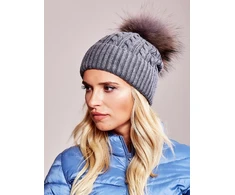 Kepurė Cap-AT-CZ-173501.44-tamsiai pilka