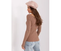Kepurė Cap-AT-CZ-231305.82P-smėlio spalvos