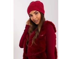 Kepurė Cap-AT-CZ-23250.36P-bordo