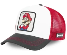 Capslab Super Mario Bros „Trucker“ stiliaus kepurė su snapeliu – CL/SMB/1/MARB
