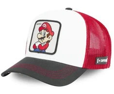 Capslab Super Mario Bros „Trucker“ stiliaus kepurė su snapeliu – CL/SMB/1/MARB