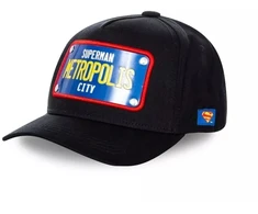 Capslab Superman Metropolis City DC Juoda beisbolo kepuraitė - FG/DC2/1/CAS/SUP1