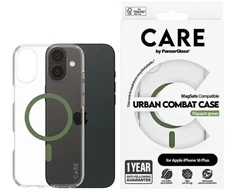 Panzer Glass CARE by PanzerGlass Urban Combat dėklas su MagSafe, skirtas iPhone 16 Plus – žalias