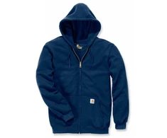 Carhartt užsegamas džemperis su gobtuvu – tamsiai mėlynas