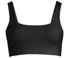 Casall kvadratinės iškirptės bikini viršutinė dalis, juoda