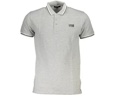 CAVALLI CLASS POLO KRÓTKI RĘKAW MĘSKI PILKA