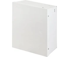 Metalinis korpusas Eldes ME1 255x255x80, su transformatoriumi 18VAC/40W, sabotažo kontaktas, baltas