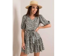 Chaki spalvos suknelė