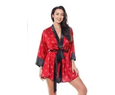 Chalatas Aster Robe Raudonas