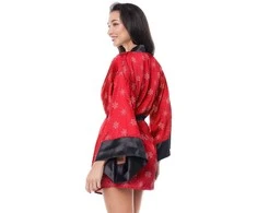 Chalatas Aster Robe Raudonas