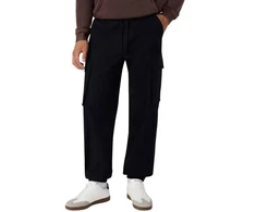 Champion vyriškos medžiaginės krovininės kelnės, juodos, 221867 KK001