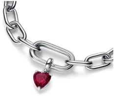 Charms-zawieszka Pandora ME Złamane serce 792524C01 su czerwonym kryształem