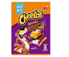 Cheetos Crunchy Cheese, Butter &amp; Garlic Flavor 60g x 12 pcs (JPY)