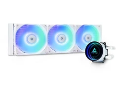 Chieftec CLC-360-RGB-W kompiuterio aušinimo sistema Kompiuterio dėklas Viskas viename skysčio aušintuvas 12 cm Baltas