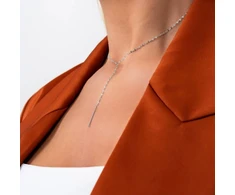 Choker kaklo papuošalas Y line