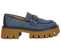 Ciemnoniebieskie mokasyny moterims Michael Kors 49S6CRFP3D