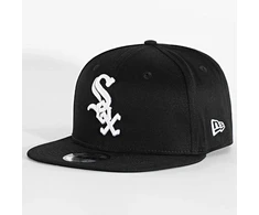 Čikagos "New Era" "Sox" Madinga Juoda Sportinė "Full-Cap" Kepuraitė
