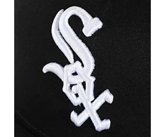 Čikagos "New Era" "Sox" Madinga Juoda Sportinė "Full-Cap" Kepuraitė