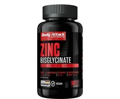 Cinko bisglicinato kapsulės Body Attack 90 kapsulių