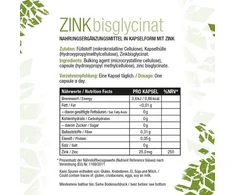 Sinob Chelatizuotas Cinkas 60 Kapsulių