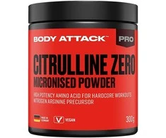 Body Attack L-Citrulline 100% 300g - Vegan, B6 Vitamin