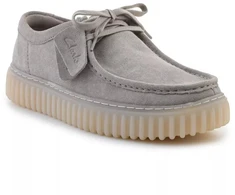 Clarks Torhill Lo 26182810 Šviesiai pilkas zomšas