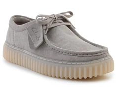Clarks Torhill Lo 26182810 Šviesiai pilkas zomšas