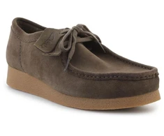 Clarks WallabeeEVO 26180920 Tamsiai alyvuogių zomša