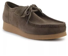 Clarks WallabeeEVO 26180920 Tamsiai alyvuogių zomša