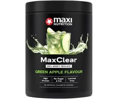 Clear whey izoliato milteliai MaxiNutrition MaxClear 300g, žaliųjų obuolių skonio