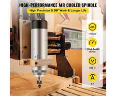 VEVOR 1,5 kW oro aušinamas velenas CNC frezavimo staklėms
