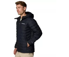 Columbia Powder Lite II striukė su gobtuvu 2086944010 Juoda L