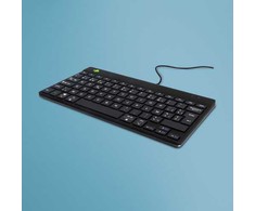 R Go Tools COMPACT BREAK Klaviatūra -BE - LAYOUT AZERTY Juodas su laidu