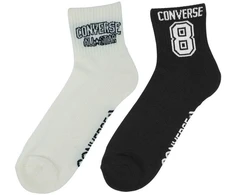 Converse 2 poros baltų, juodų kojinių E1345A