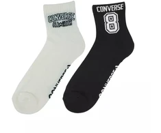 Converse 2 poros baltų, juodų kojinių E1345A