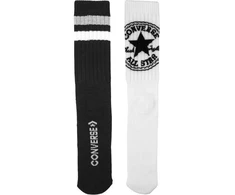 Converse 2 poros kojinių baltos, juodos E744A