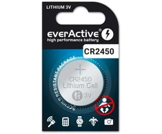 CR 2450 Litinė EVERACTIV baterija 5 vnt.