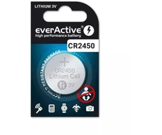 CR 2450 Litinė EVERACTIV baterija 5 vnt.