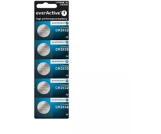 CR2032 everActive baterija, 5 vnt. pakuotė