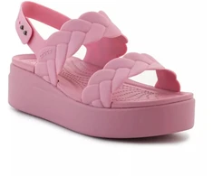 "Crocs Brooklyn Woven Low Wedge W" 209977-6XX sandalai