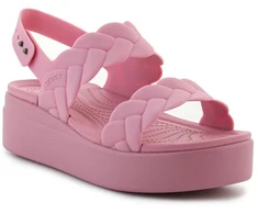 "Crocs Brooklyn Woven Low Wedge W" 209977-6XX sandalai