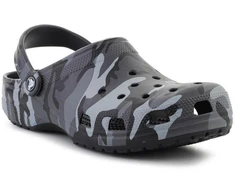 CROCS CLASSIC CAMOUFLAGE šlepetės juoda/pilka 211936-0DD