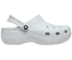 Crocs Classic Platform moteriškos klumpės, kreminės spalvos 206750 1NK