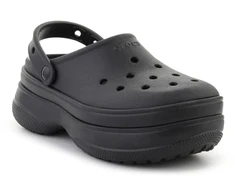 CROCS CLASSIC STACKED klumpės, juoda spalva, 211355-060