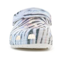 CROCS CLASSIC TIE DYE CLOG CHALK/MULTI 211937-0PZ