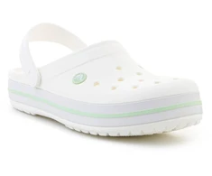 CROCS CROCBAND, BALTA/ŠVIESIAI ŽALIA 11016-1YL
