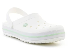 CROCS CROCBAND, BALTA/ŠVIESIAI ŽALIA 11016-1YL